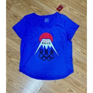 XL - Tokyo Olympics USA tee - blue NWT